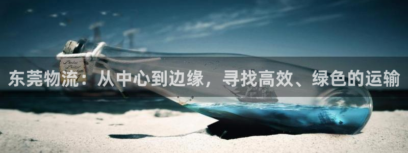 超凡国际下载链接是多少：东莞物流：从