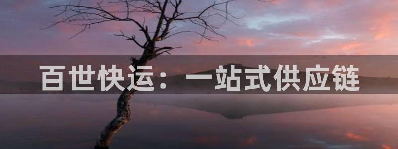 超凡国际注册与教程：百世快运：一站式